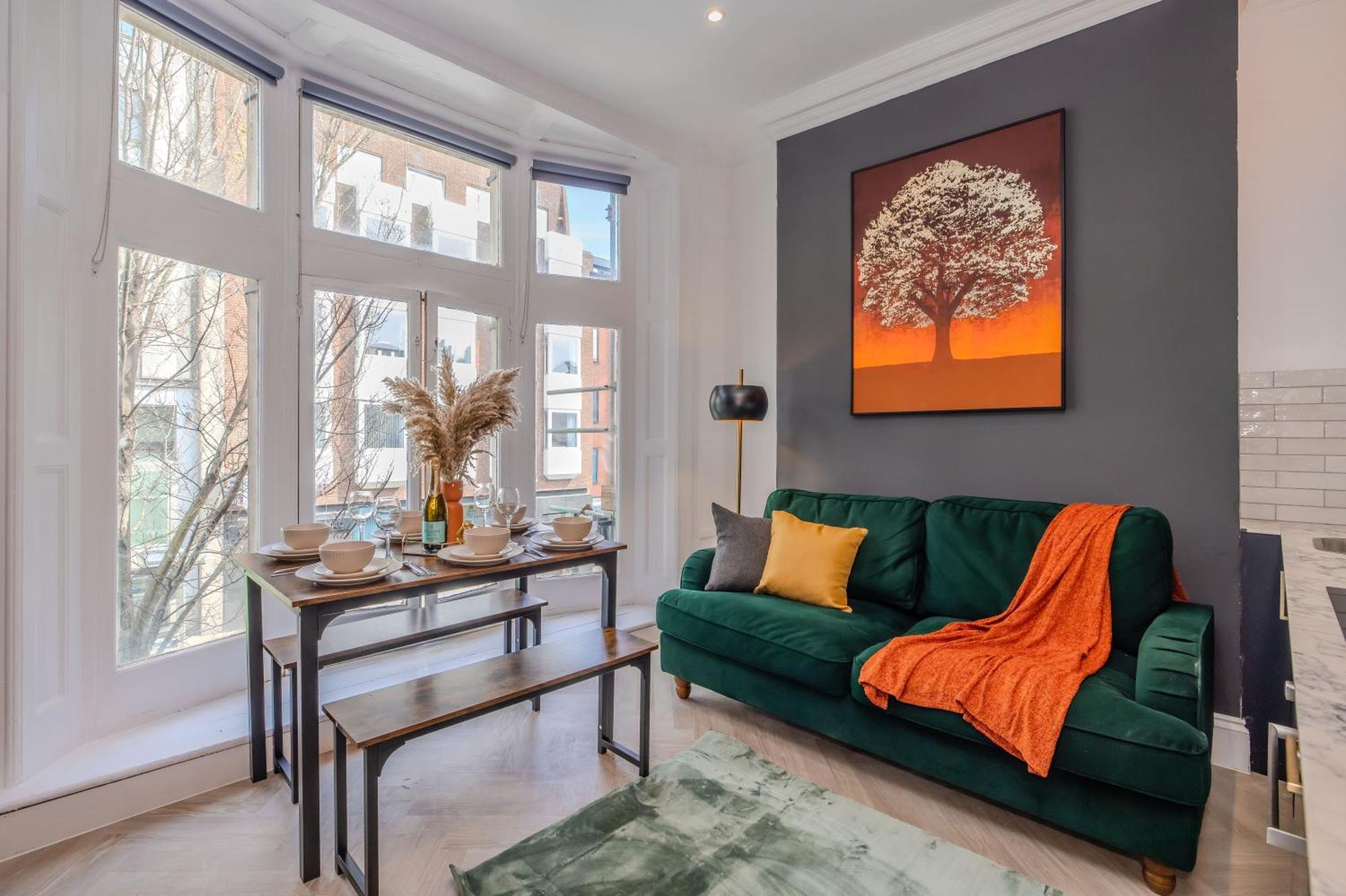 2 Bedroom Flat Next To Brighton Station & Beach I Sleep 8 Guests Bagian luar foto